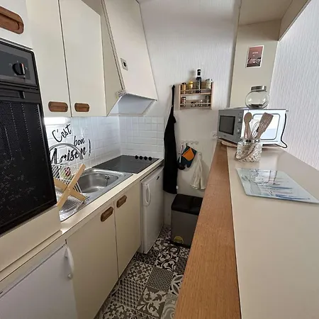 Sj610-017 - 2 Pieces Alcove 4 Couchages Saint Jean De Monts Apartman Les Bains